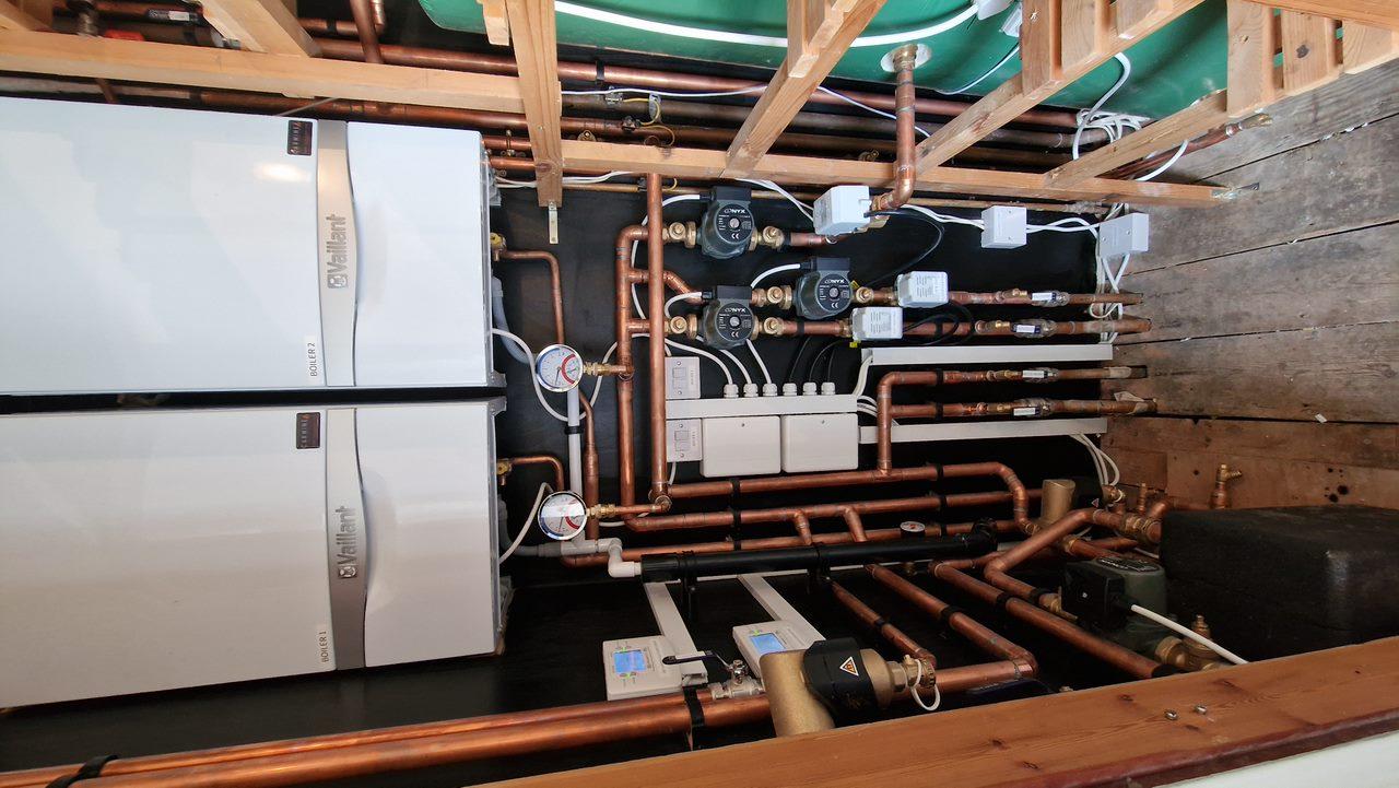 Boiler installation and pipework upgrade