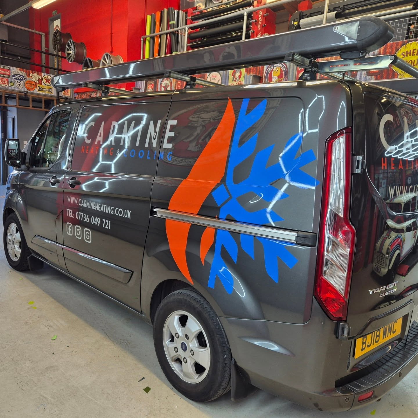 Carmine Heating Ltd van