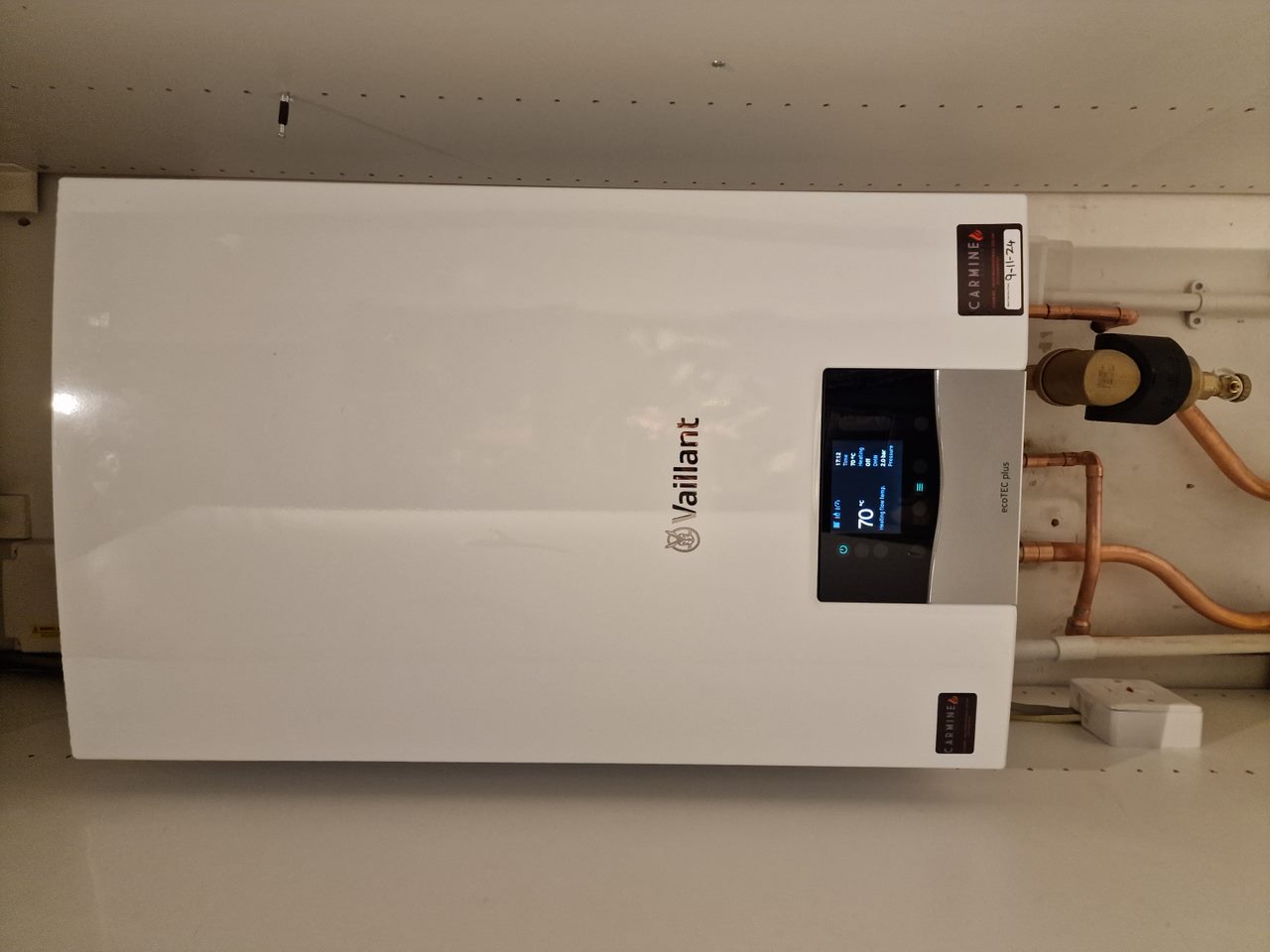 Carmine Heating plumbing and heating project in Surrey